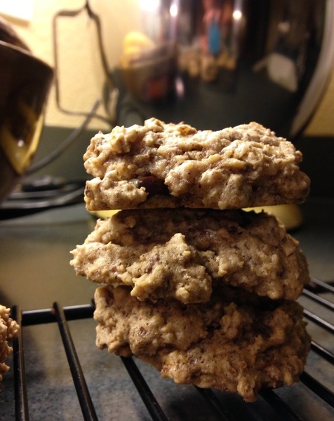 protein oatmeal chocolate chip cookies